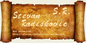 Stevan Radišković vizit kartica
